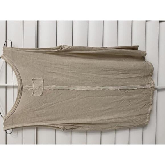 Zenana bone colored oversized tank top size M - Picture 4 of 4